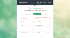 Desktop Screenshot of hitronic.com