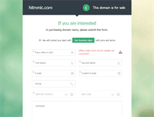 Tablet Screenshot of hitronic.com